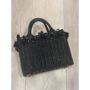 Prada Flower Basket Bag Wicker