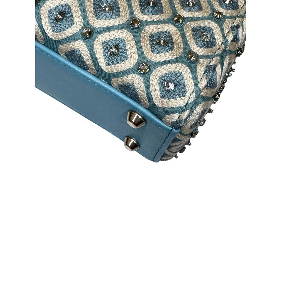 Dior Mini Canvas Honeycomb Embroidery Crystal Lady Dior - Image 5