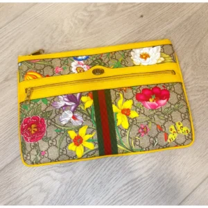 Gucci floral pouch