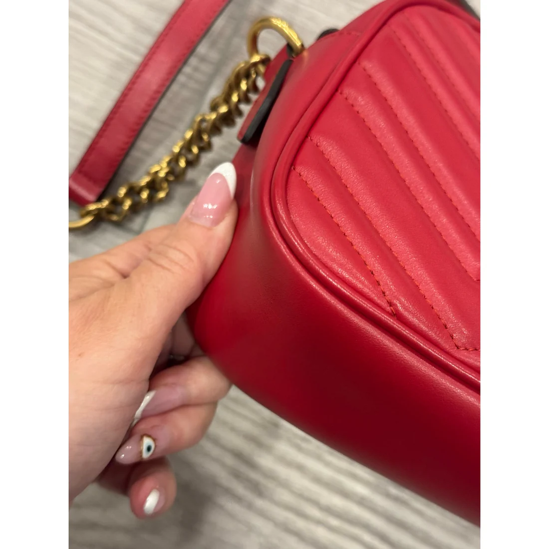Gucci marmont red camera bag - Image 5