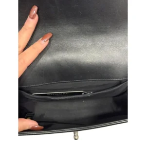 Alternative view of Chanel black patent medium boy bag