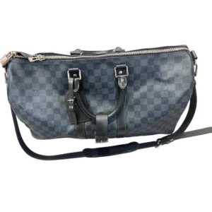 Keepall Bandoulière 45 In Damier graphit