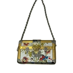 LV Mini trunk with floral design