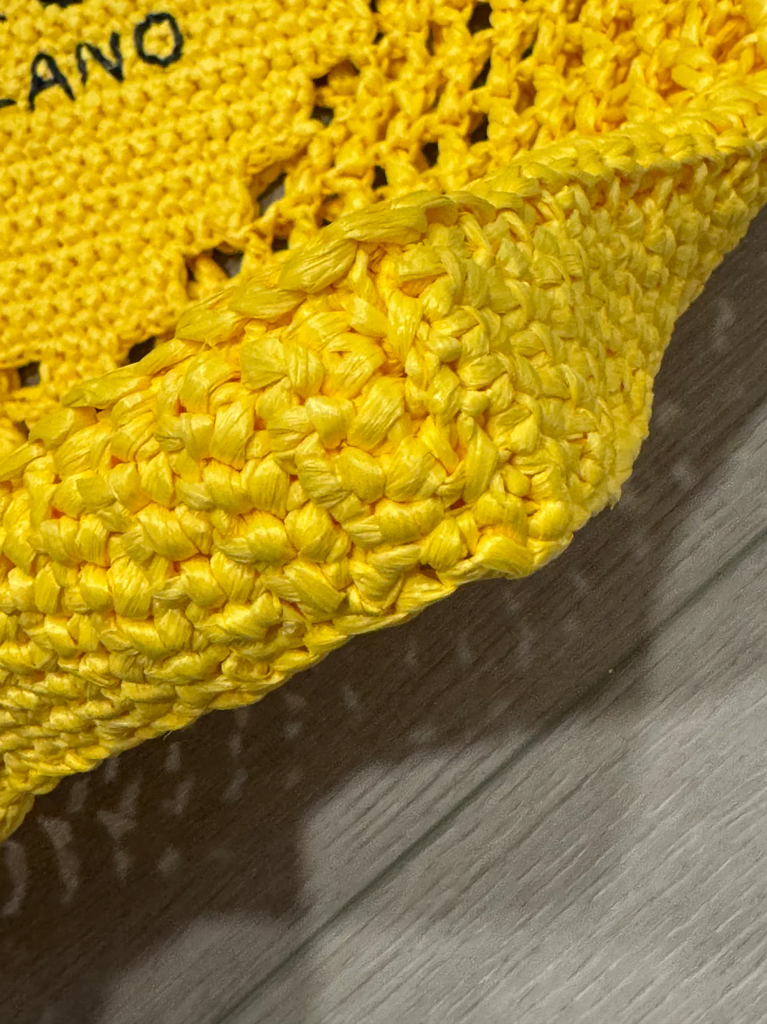 Prada Crochet Tote Bag For Sale - Image 3