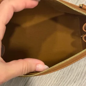 Alternative view of Celine clutch with chain in triumph canvas