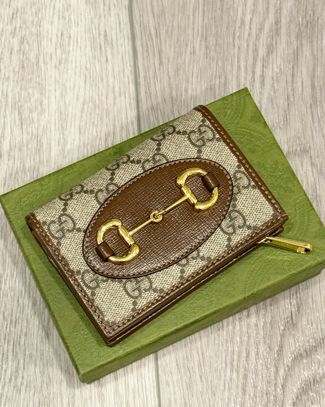 Gucci Horsebit 1955 card case wallet