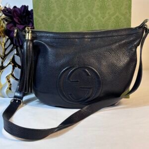 Gucci Black Soho Tassel Crossbody