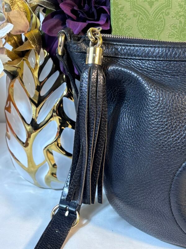Gucci Black Soho Tassel Crossbody
