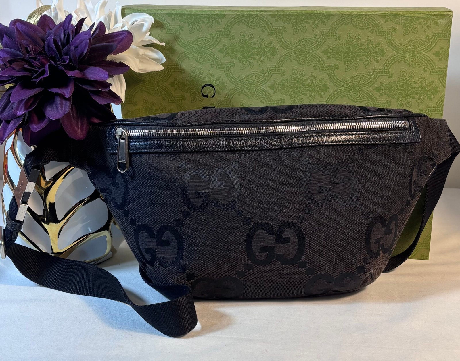 Gucci Black Logo Bumbag