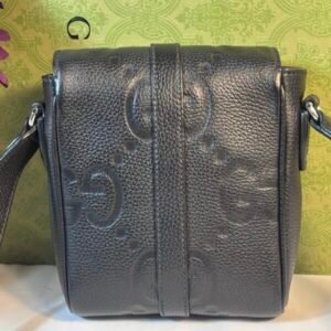 Gucci Jumbo GG Embossed Small Messenger Bag