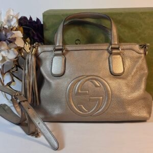 Gorgeous Gold Soho 2 Way Tote