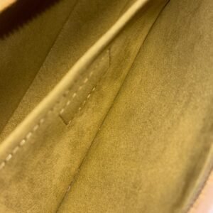 Alternative view of Gorgeous Large Khaki Bicolor Pochette
