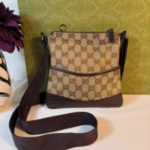 Supreme Crossbody with Brown Trim
