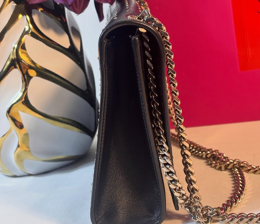 Gorgeous Black Studded Kate 2 Way Carry - Image 2
