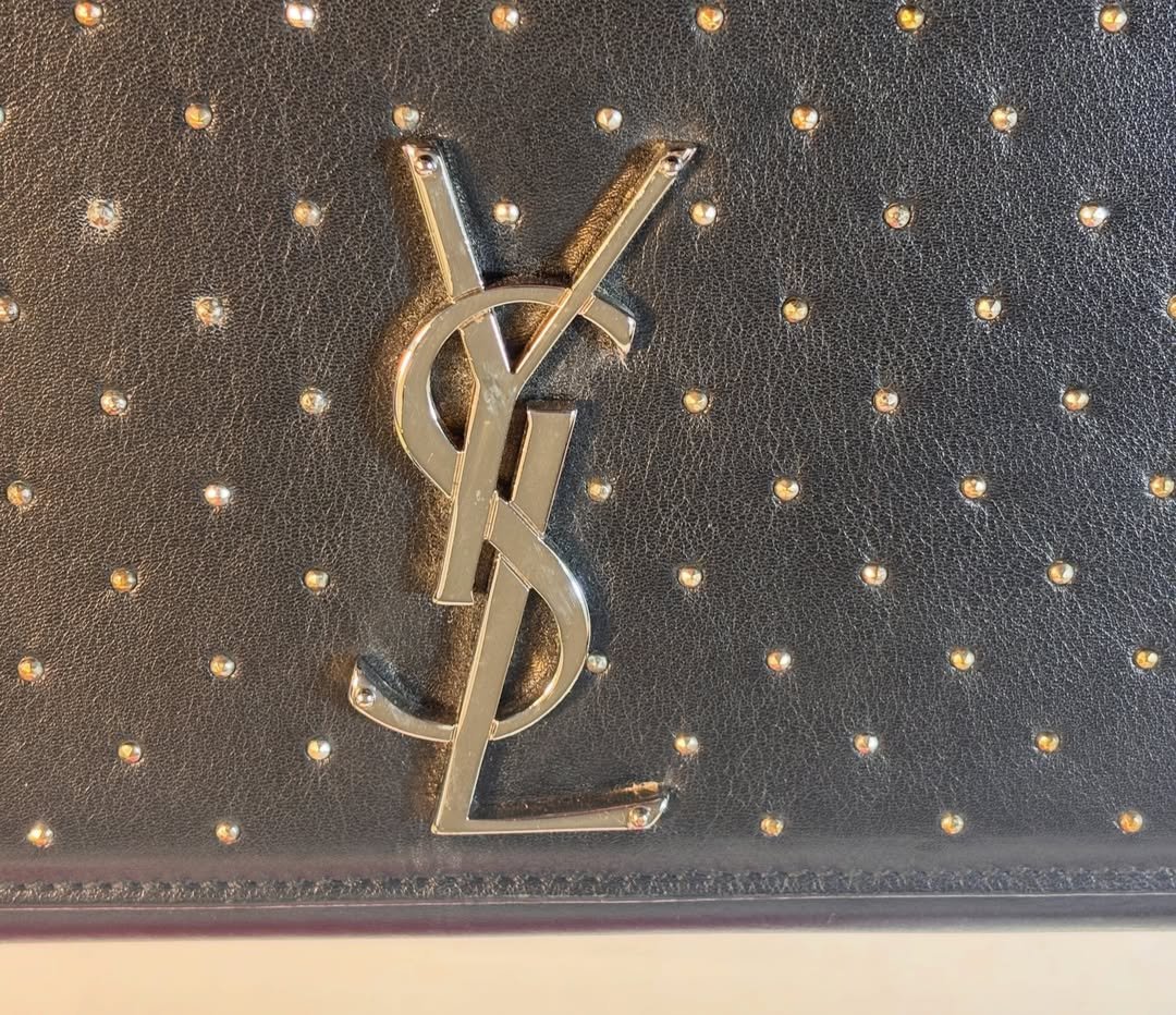 Gorgeous Black Studded Kate 2 Way Carry - Image 9
