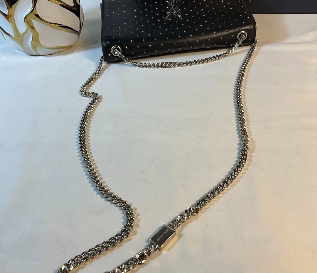 Gorgeous Black Studded Kate 2 Way Carry - Image 7