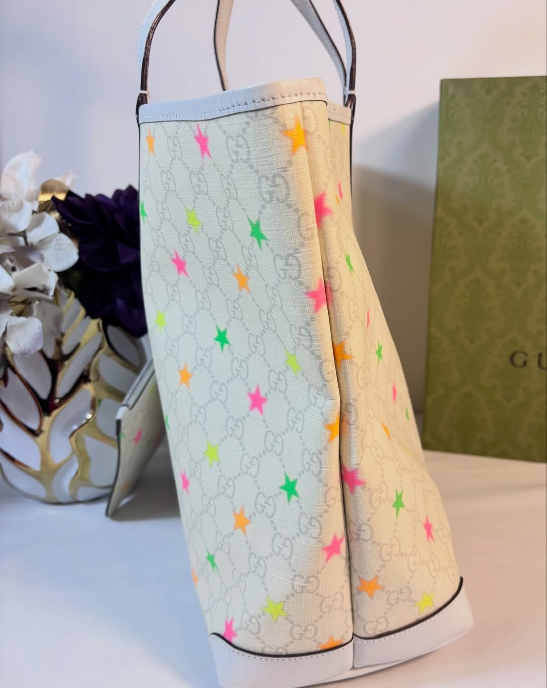 Adorable Supreme Stars Tote w/ Pochette - Image 2