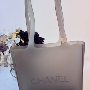 Beautiful Jelly Gray Rubber Tote
