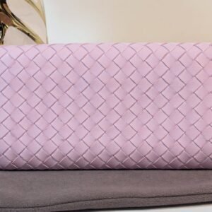 Alternative view of Gorgeous Intrecciato Long Wallet Lilac