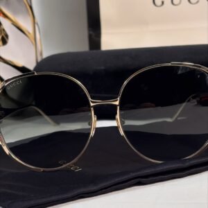 Alternative view of Oversized Gradient Round Sunglasses