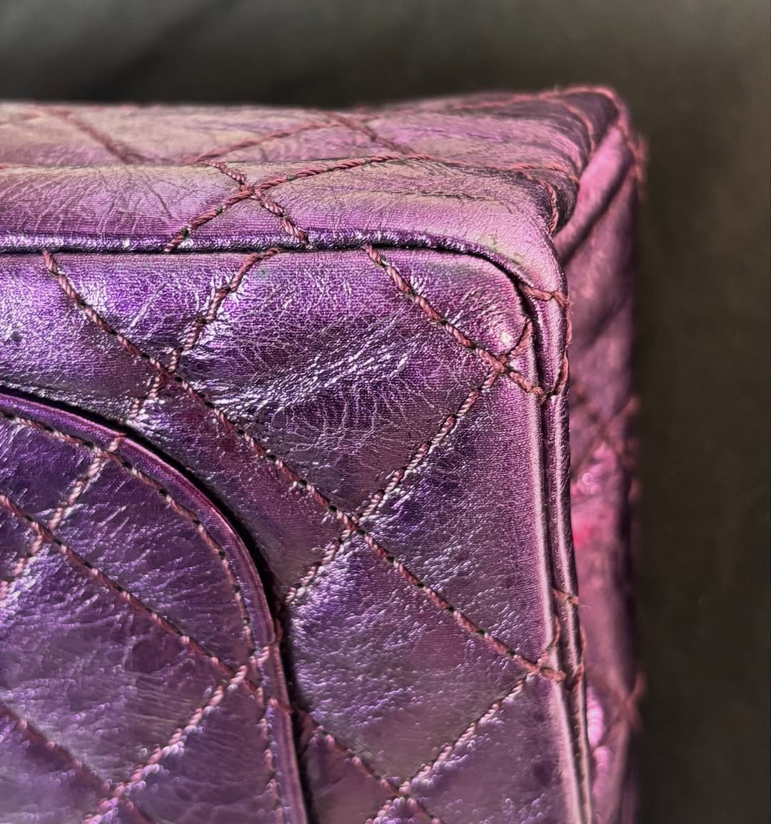 Metallic Purple Reissue Mini Double Flap - Image 9