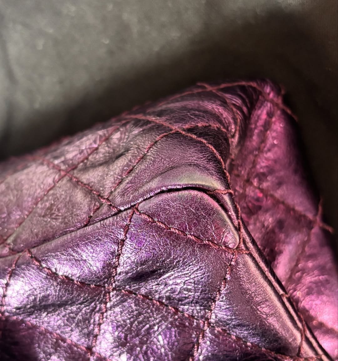Metallic Purple Reissue Mini Double Flap - Image 6