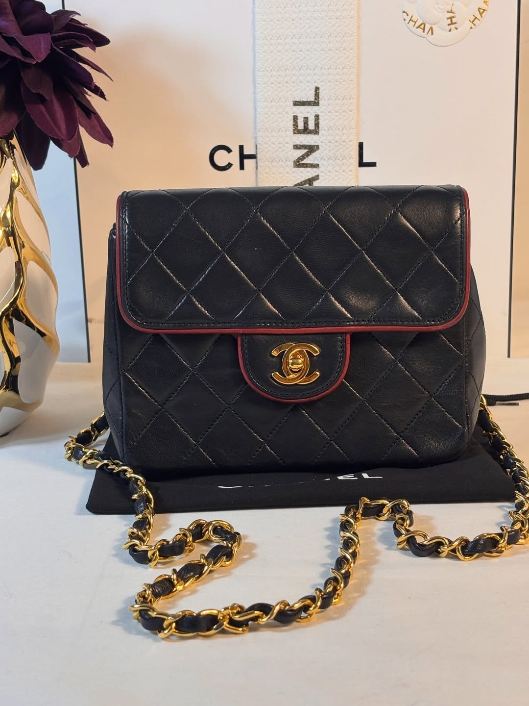 Beautiful Mini Square Lambskin