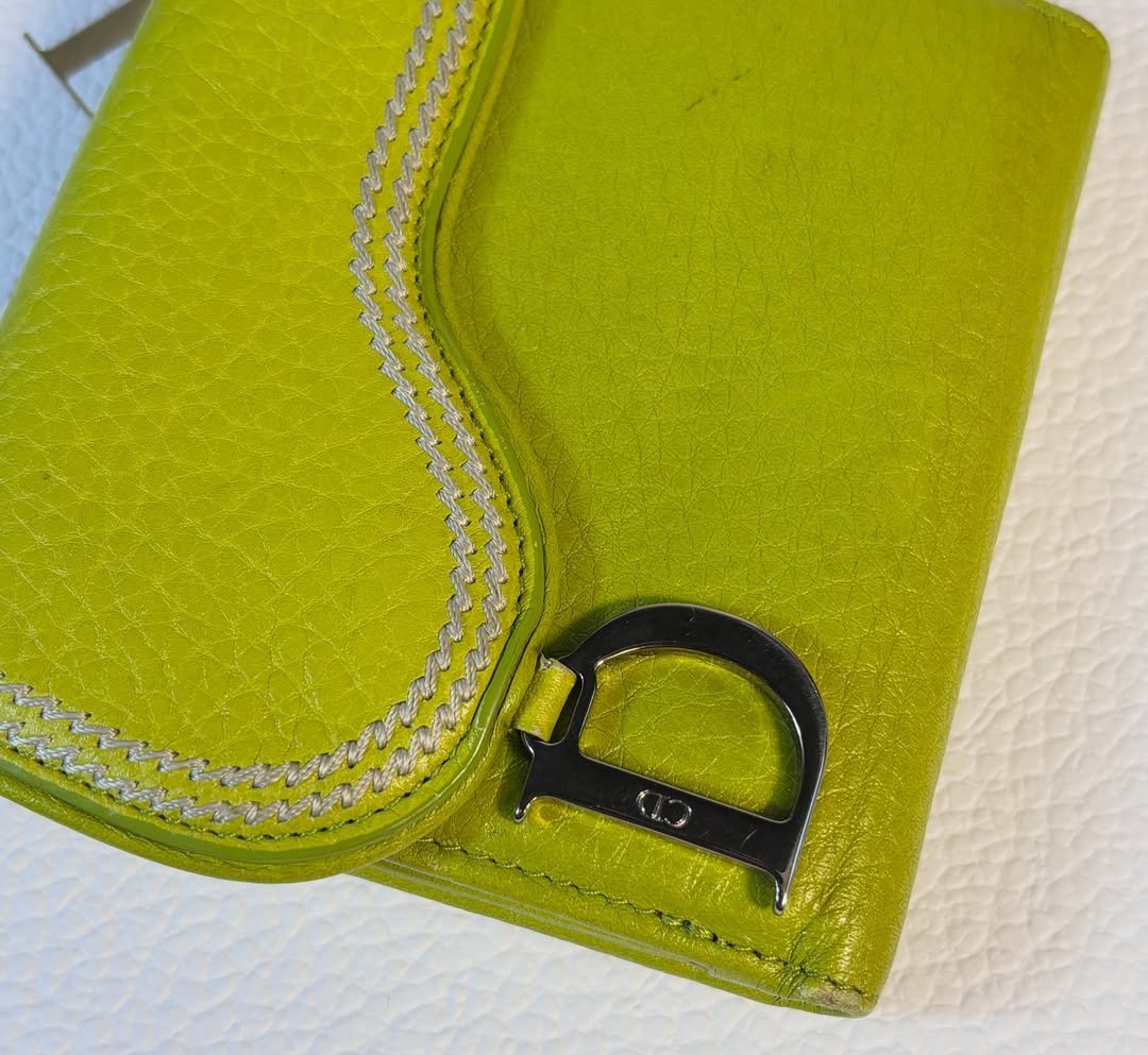 Saddle Lotus Wallet For Sale - Image 6