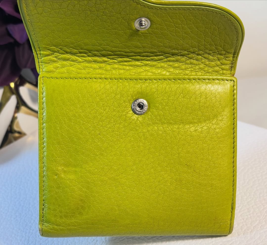 Saddle Lotus Wallet For Sale - Image 4